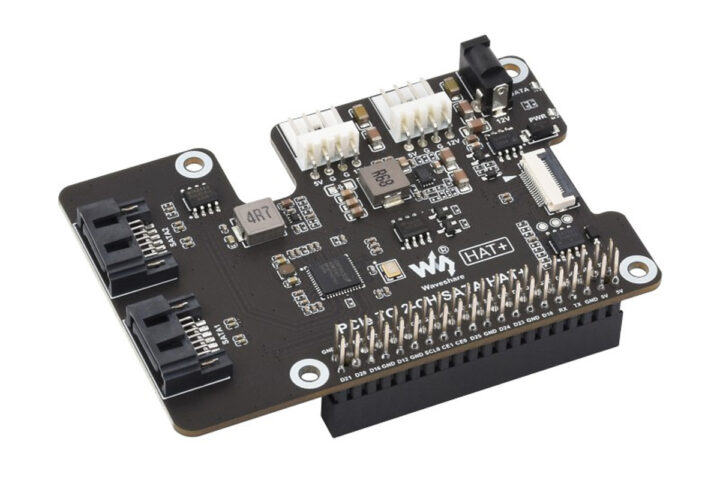 Waveshare PCIe TO 2-CH SATA HAT+