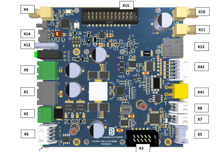 PD.Charger-GSM v.2.5 connectors specification refereance