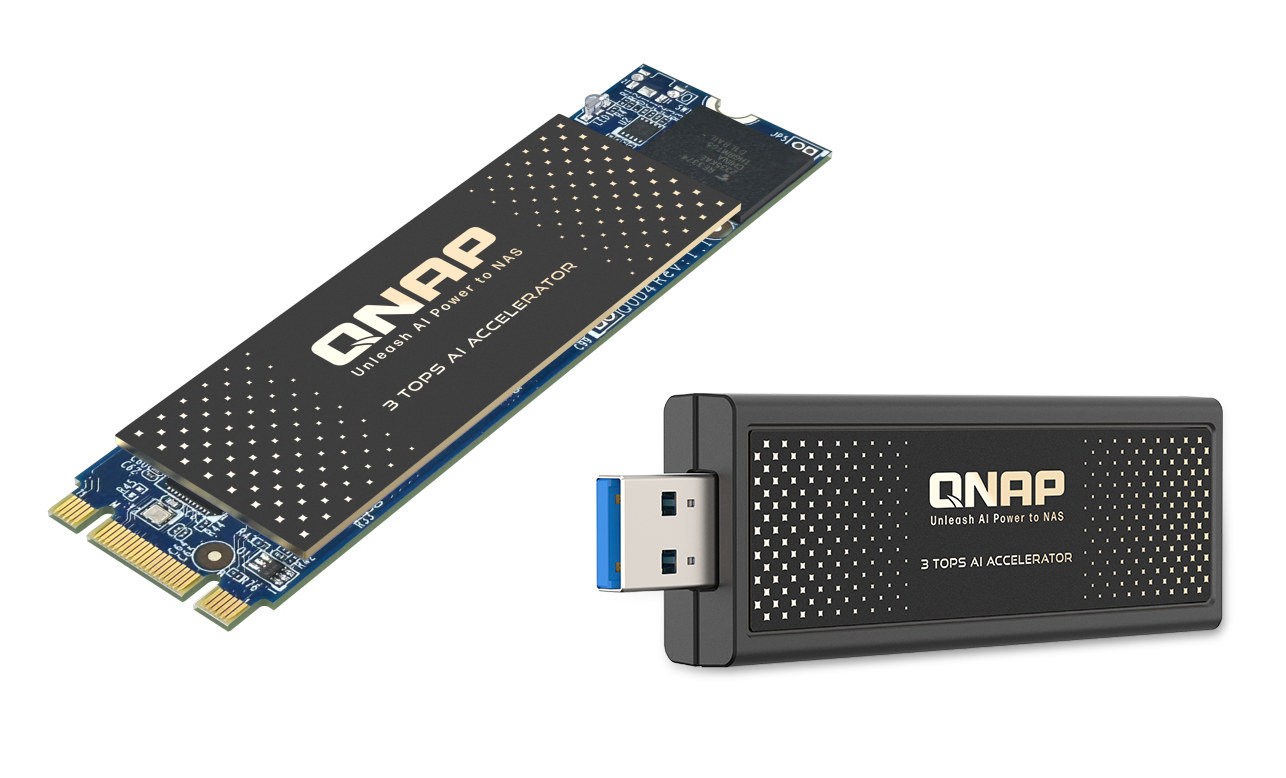 QNAP QAI-M100 QAI-U100 NAS AI Accelerators