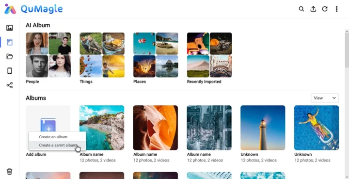 QNAP QuMagie AI Album