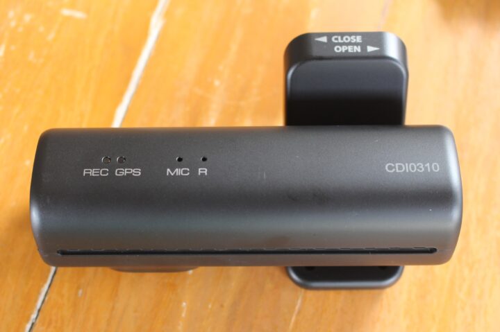 Record GPS LED Indicator Mic phone Reset Button