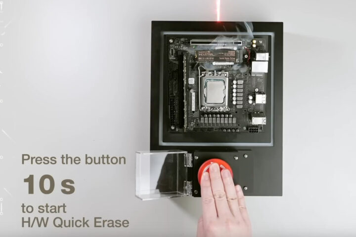 Self destruct SSD