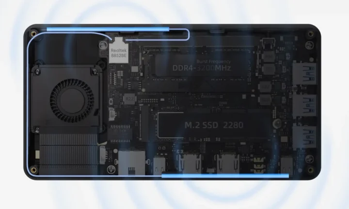 Slim Twin Lake Mini PC DDR4 SO DIMM memory