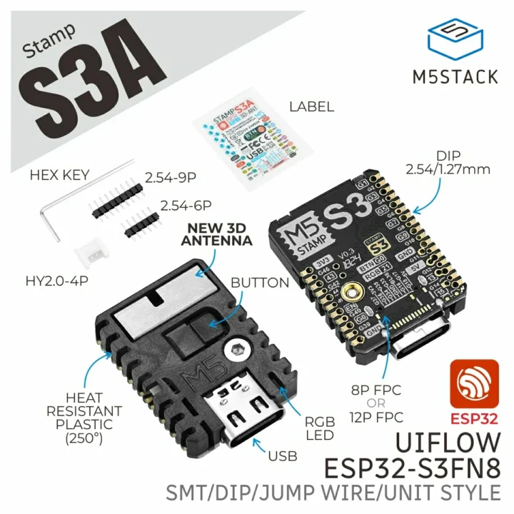 Stamp-S3A specifications