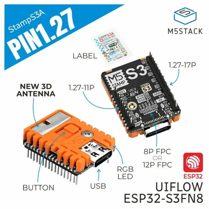 StampS3A PIN1.27 specifications