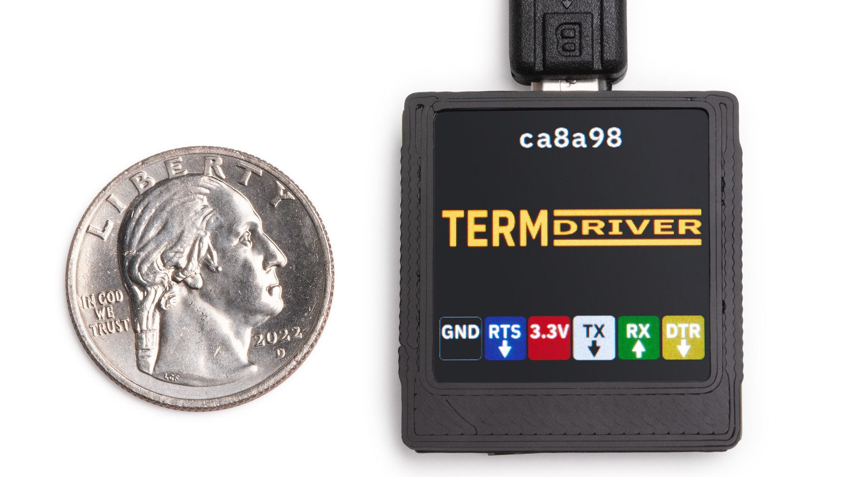TermDriver 2 USB-to-seriall debug board display