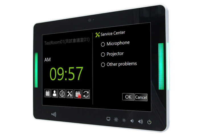 VNS-10WAD 10.1 Inch Ultra Slim Panel PC angle view