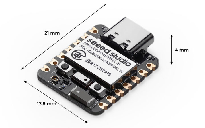 XIAO nRF54L15 Dimensions