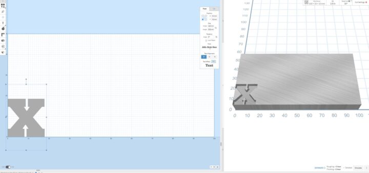 easel cut Aluminum alloy