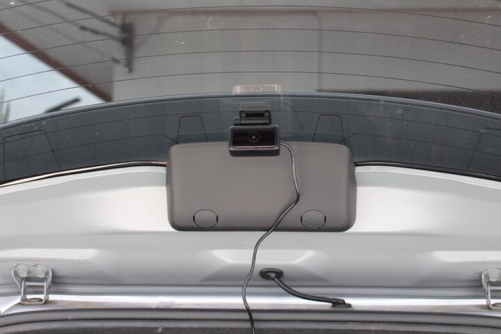 install the rear camera back windshield