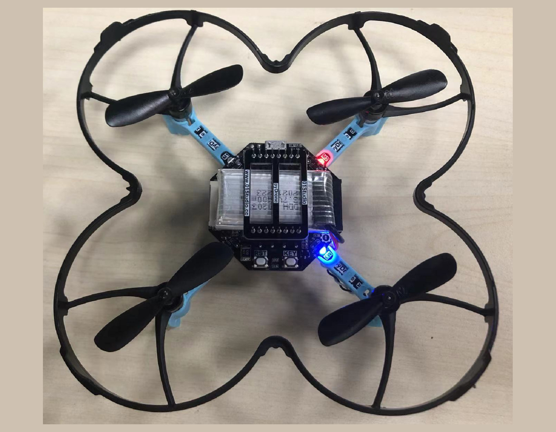 pyDrone MicroPython ESP32-S3 drone