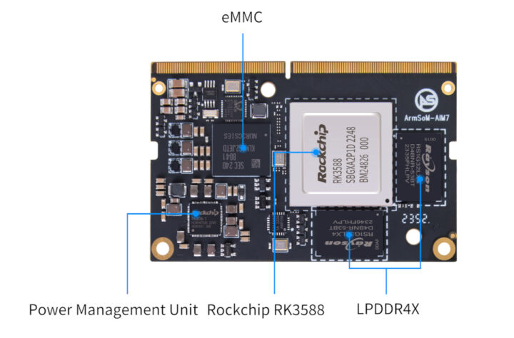 ArmSoM AIM7 RK3588 Jetson Nano module