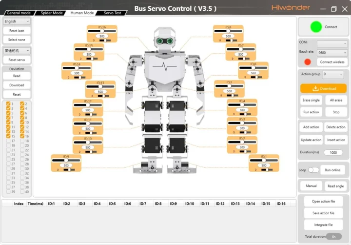 Bus Servo Control Windows Program
