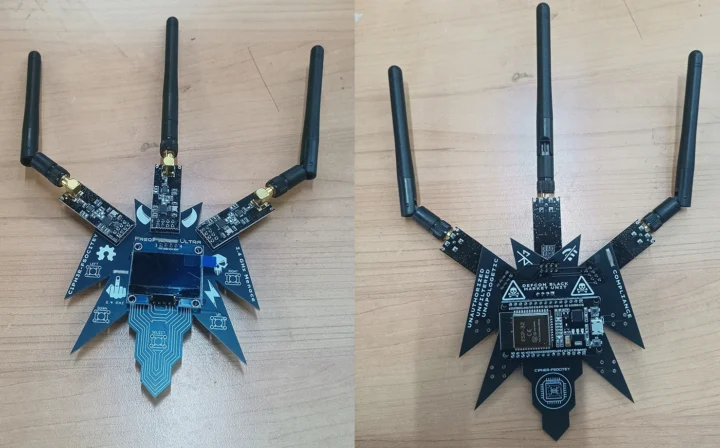 DisruptorX V2 top and bottom