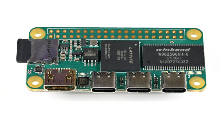 Icepi Zero Lattice LFE5U FPGA board Raspberry Pi Zero form factor