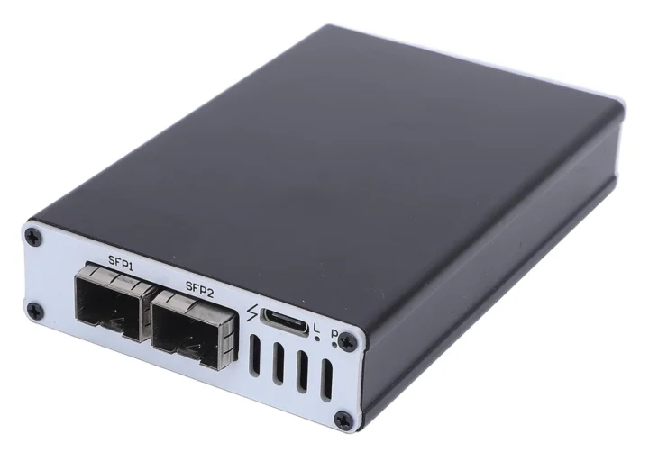 PUSOKEI DUal 10Gbps Ethernet to USB4 adapter