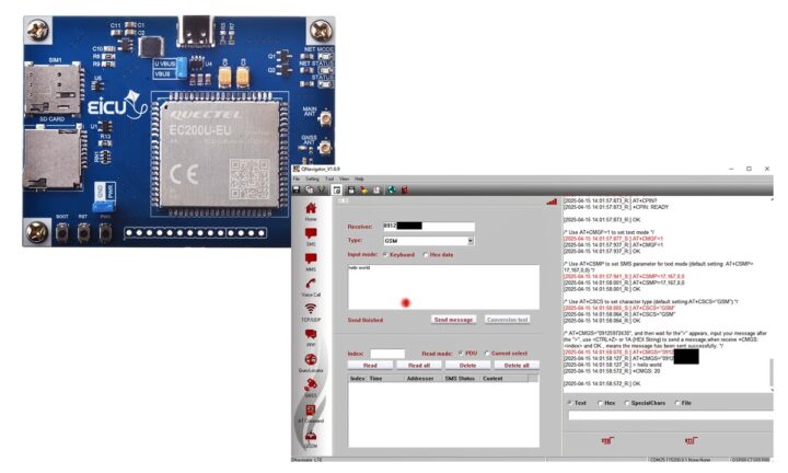 Quectel EC200U develoment board QNavigator