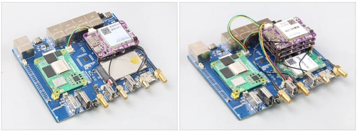 Raspberry Pi CM5 1x 5G 1x 4G LTE or 4x 4G LTE modules Raspberry Pi CM5 1x 5G 1x 4G LTE or 4x 4G LTE modules