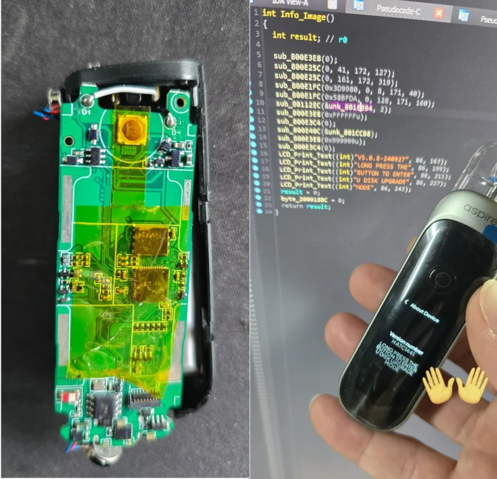 Aspite Pixo Teardown and initial hack