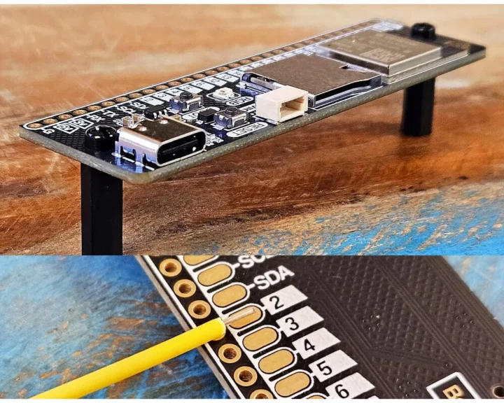 Baguette S3 Mounting Holes Solder pad