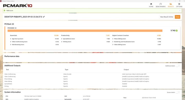 Beelink EQi13 ProPCMark 10