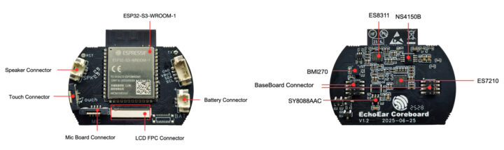 EchoEar CoreBoard Front and Back View