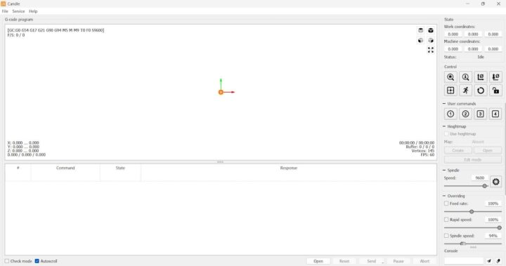 LUNYEE 4040 Pro CNC Software Candle