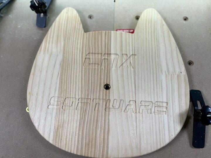 LUNYEE 4040 Pro CNC Test Engraving on Wood