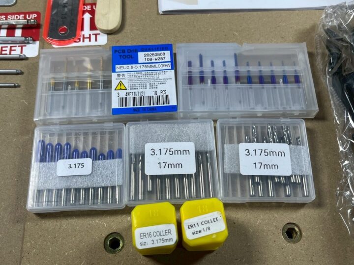 LUNYEE 4040 Pro CNC Tooling Accessories Router Bits and Collet Set