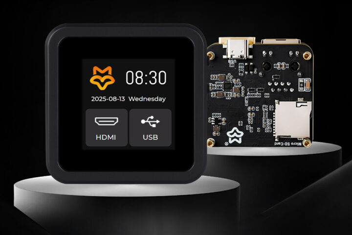 Luckfox PicoKVM with case and 1.54inch touch display