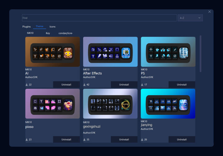 Online platform for downloading themes and plugins