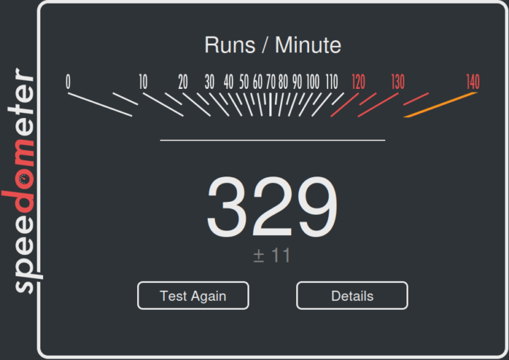 Speedometer 2.0 Firefox
