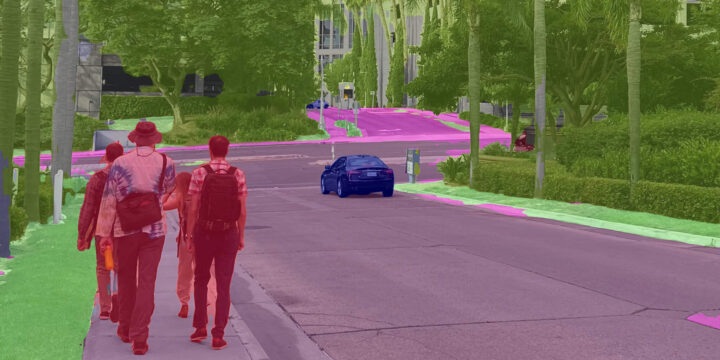 ผลลัพธ์การแบ่งส่วนภาพ (image segmentation)