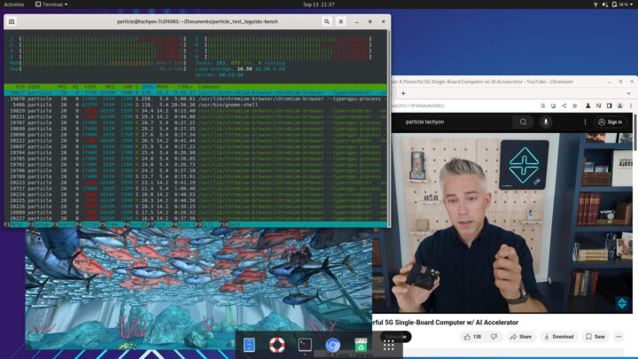 การใช้ทรัพยากรของบอร์ดในขณะเล่นวิดีโอ 4K ในโหมดหน้าต่างและรัน WebGL ไปพร้อมกัน