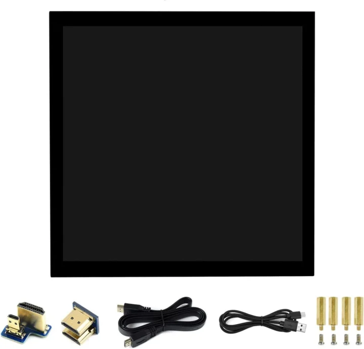 4-inch touchscreen display HDMI adapters cab les mounting set