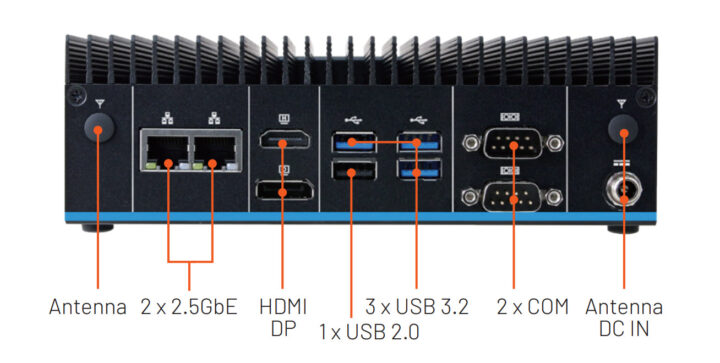 Avalue EPC-ASL Hardware Overview Back