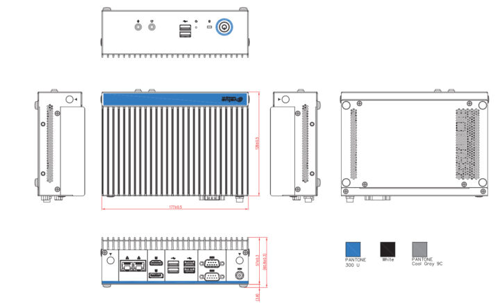 Avalue EPC-ASL Mechanical Drawing