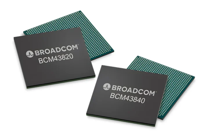 Broadcom BCM43820 BCM43840 enterprise WiFi 8 access point chips