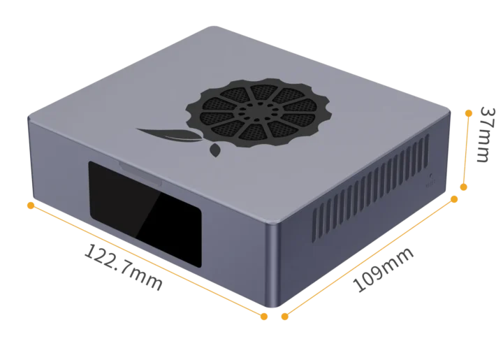 Metal case for Orange Pi CIX P1 SBC