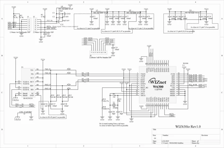 WIZ630IO schematics
