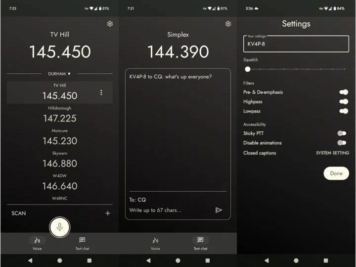 kv4p HT Android app