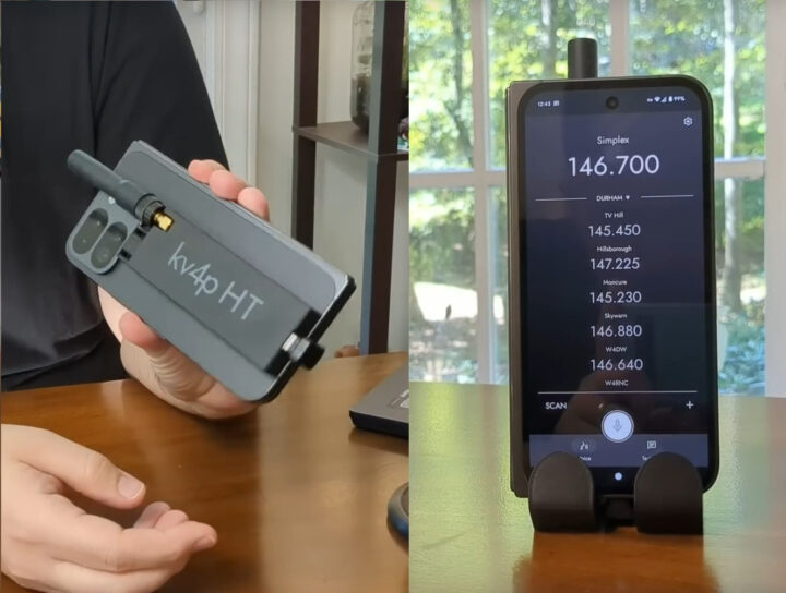 kv4p HT android smartphone ham radio