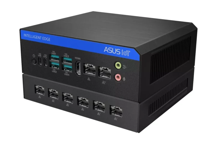 ASUS IoT Intellignce Edge PC eight Ethernet ports
