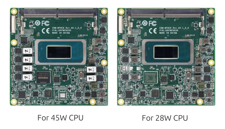 COM MTHC6 45W vs 28W CPU COM MTHC6 45W vs 28W CPU