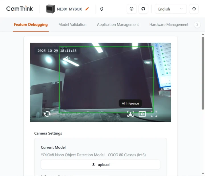 CamThink AI inference CamThink AI inference