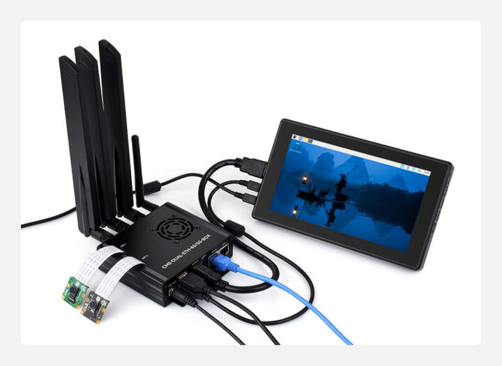 Dual Ethernet Base Board Application Example