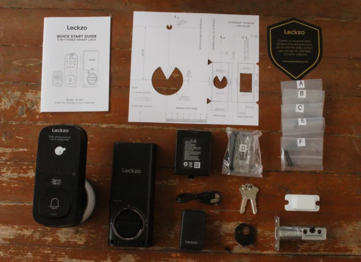 Lockzo AL501 Smart Lock Accessories