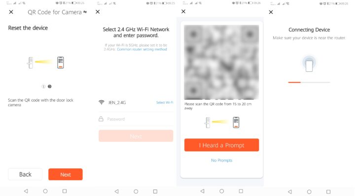 Lockzo AL501 Tuya app scan QR code