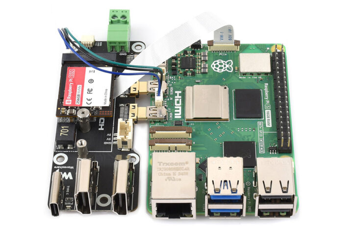 PCIe To M.2 Multifunctional Adapter connection to Raspberry Pi