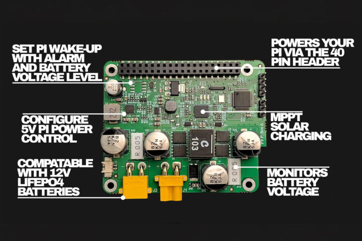 PV Pi Raspberry Pi Solar Charging Hat Hardware Overview